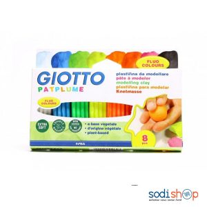 Giotto Pate à Modeler Patplume 5105-8X25G Couleur Fluo LA0082