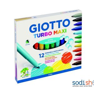 Giotto Turbo Max Feutre à Couleur 12 Couleurs LB0091