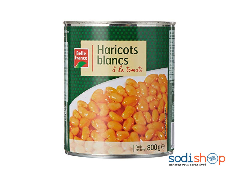 Haricot Blanc Belle France à La Tomate 800g MMD0085
