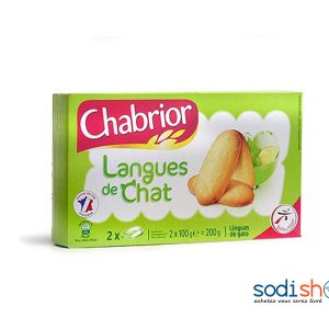 Langues de Chat Délicieux Biscuits Croustillants - Chabrior 200g MMD0085