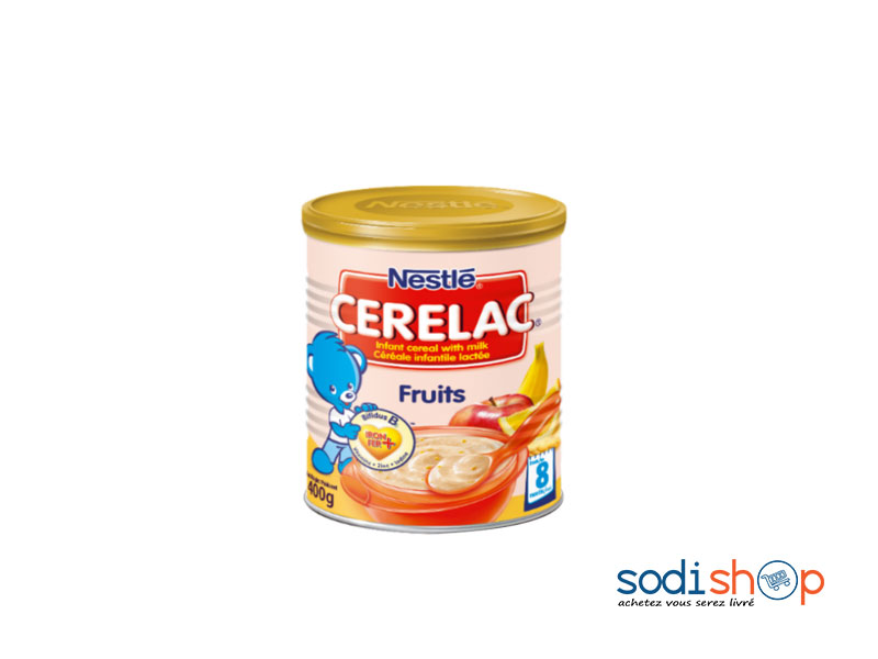 Nestlé Cerelac Fruits - Complément Alimentaire Pour Enfant - 400g MMD0085
