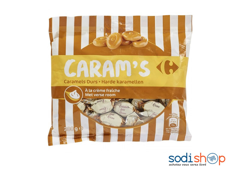 Paquet Bonbons Caramels Fraiche Belle France 175g MMD0085