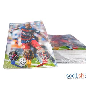 Paquet De Cahier Couverture Neymar Marque Préférence 100 Pages LB0091
