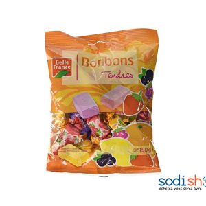 Paquet de Bonbons Fruité Tendres Belle France 150g MMD0085