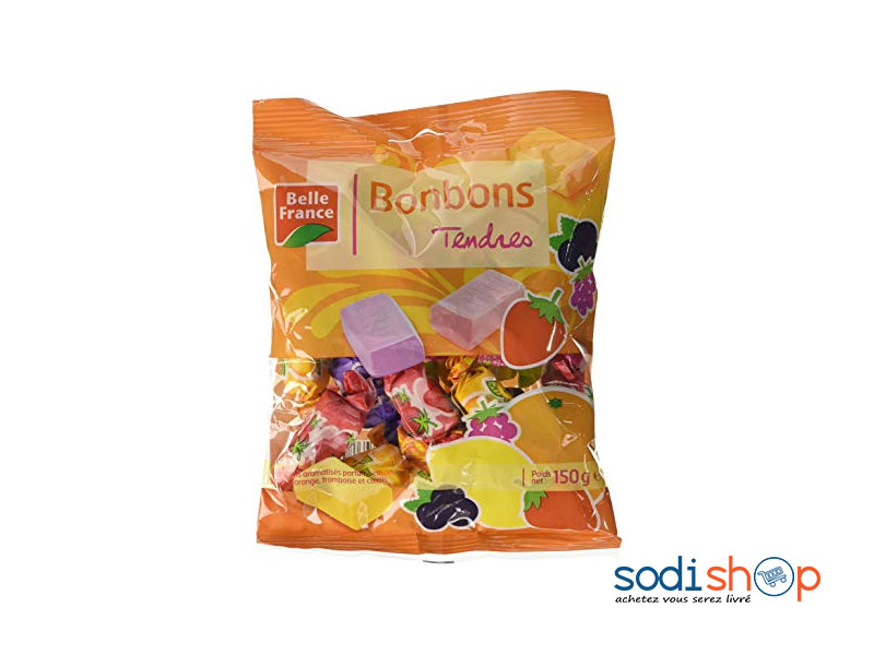Paquet de Bonbons Fruité Tendres Belle France 150g MMD0085