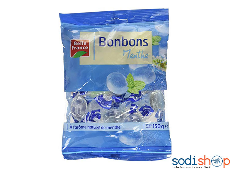 Paquet de Bonbons Menthe Belle France Sans Sucre MMD0085