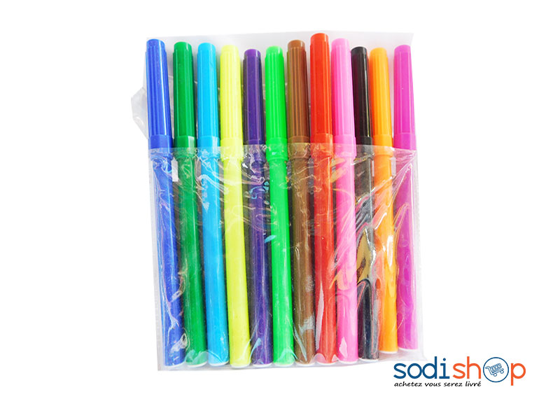 Paquet de Feutre de Couleur Futura 12 Couleurs LB0091