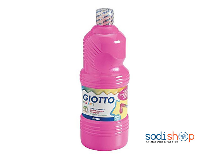 Peinture Lavable en Bouteille - Gouache Giotto Qualité Supérieure 1000 ml LA0082