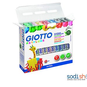 Pâte à Modeler 100% Végétale - Giotto Patplume 12 Pièces 350g LA0082