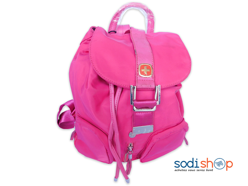 Sac à Dos Rose Pour Ecolière - Matériau Solide et Résistant LB0091