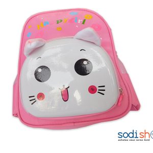 Sac à Dos Pour Enfant Très Class - Couleur Rose Blanc SS0086 LB0091