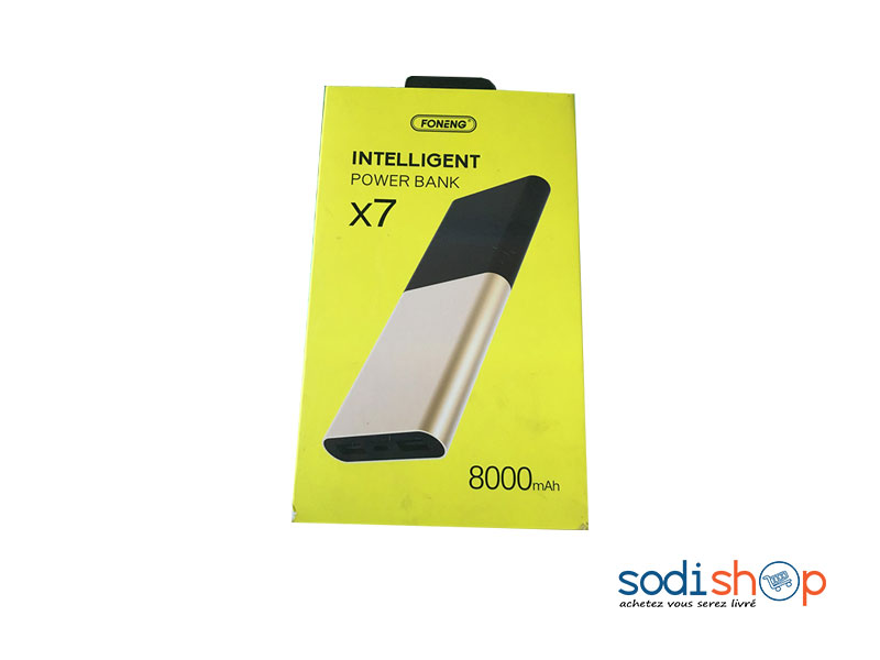 Chargeur Powerbank Foneng X7 8000 mAh - Chargeur iPhone Samsung SODI00
