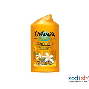USHUAIA Huile de Douche Satinante - Extrait d’Onagre et Fleur d'Oranger 250 ml MMD0085