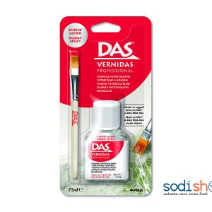 Vernis Protecteur Transparent Ultra Brillant avec Pinceau - Das Professionnal 250 ml LA0082