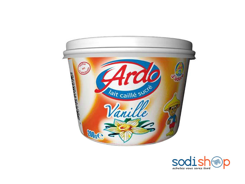 Yaourt Ardo Pot Moyen 200g Saveur Vanille MMD0085