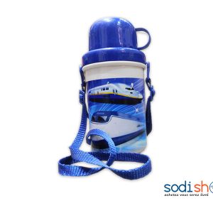 Bouteille d’Eau en Plastique Pour Enfant - Couleur Bleu Blanc DN0089