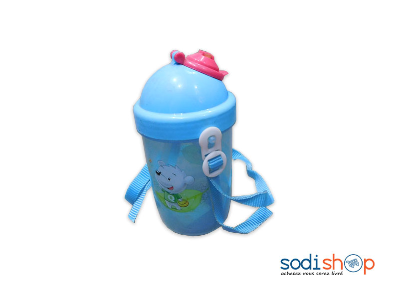 Bouteille d’Eau en Plastique Pour Enfant - Couleur Bleu DN0089