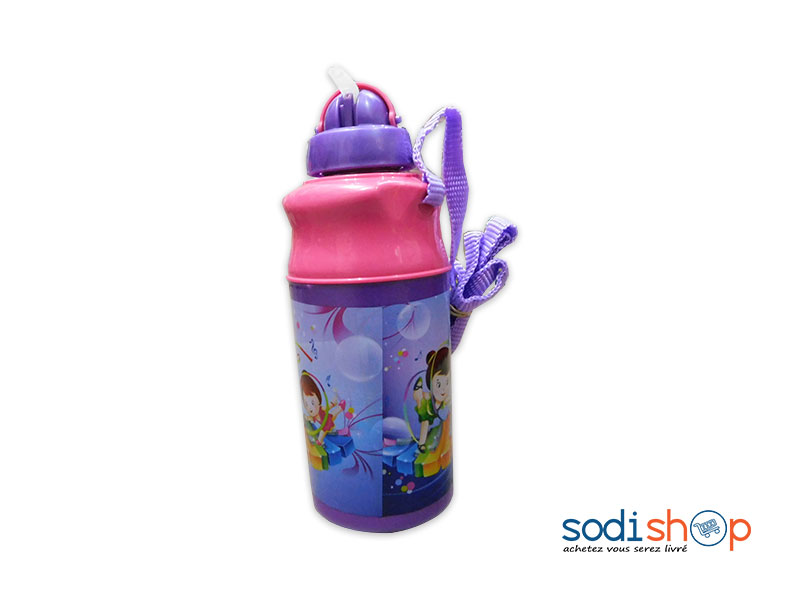 Bidon Violet Pour Enfant - En Plastique Résistant DN0089