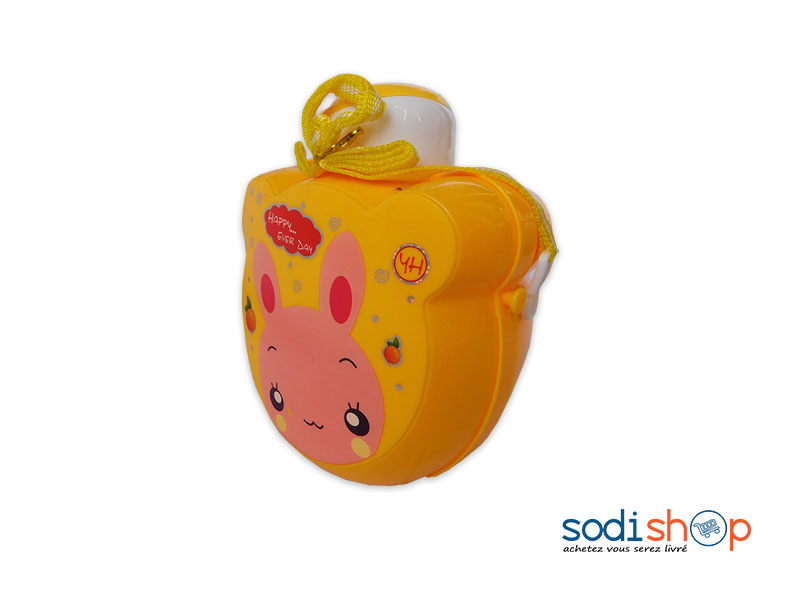 Gourde Jaune Pour Enfant - En Plastique Résistant LB0091