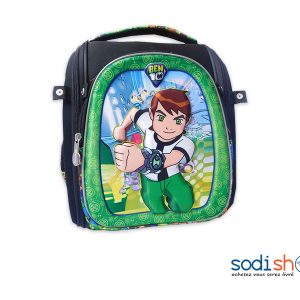 Sac à Dos Ben Ten - Couleur Vert Noir Accessoire pour Enfant LB0091