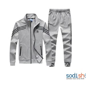 Survêtements Adidas Veste avec Pantalon Jogging Super Confortable  - Couleur Gris WA0021
