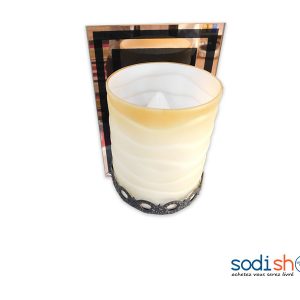 Applique de Coin Luminaire Décorative - Couleur Beige Noir KKS0093
