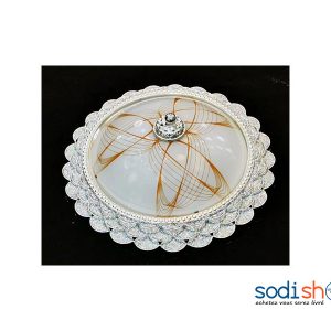 Luminaire Plafonnier Motif Architecturale - Couleur Blanc KKS0093