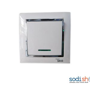 Interrupteur SKG Simple Contact Design Innovant - Voyant Vert KKS0093