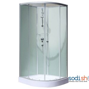 Cabine de Douche Intégrale Arrondie 90 x 90 cm KKS0093