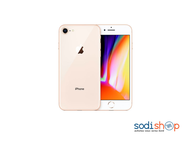 iPhone 8 Smartphone 4G Téléphone Portable 256Go 2Go Ram Ecran 4.7’’ AC0095