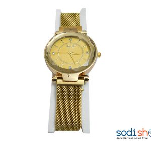 Montre Pour Femme Walar SmS Bracelet en Acier Très Class - Couleur Or SODI00