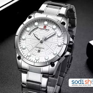 Montre Originale NAVIFORCE 9152 Ultra Stylée Haute Qualité avec Indicateur de Date - Couleur Argent SODI00