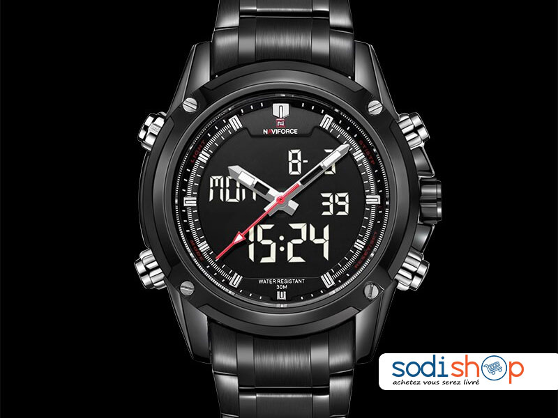 Montre Pour Homme NAVIFORCE 9050 Cadran à Affichage Analogique et Numérique SODI00
