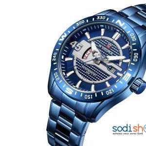 Montre Pour Homme NAVIFORCE 9157 en Acier Inoxydable Bleu Sodi00