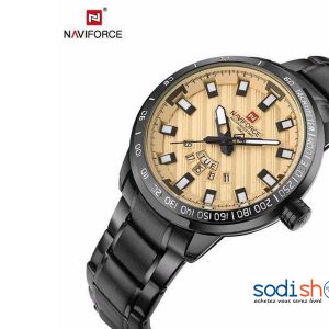 Montre Pour Hommes NAVIFORCE NF9090 en Acier Inoxydable Noir Sodi00