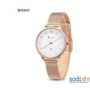 Curren 9035 Montre de Luxe Pour Femme - Couleur Or SODI00