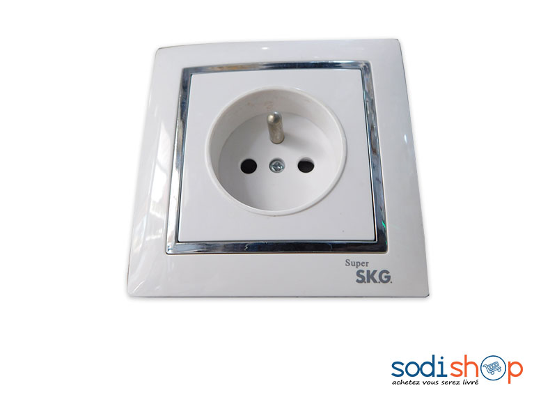 Prise Murale Electrique de Type E Marque Super SKG KKS0093