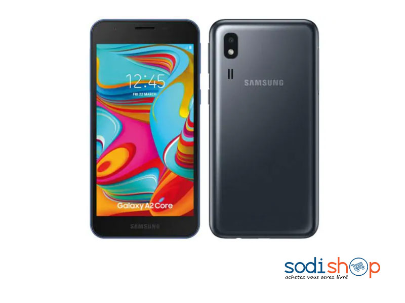 Samsung Galaxy A2 Core Téléphone Portable Smartphone 4G Dual SIM - 16GB Rom 1GB Ram FF0094