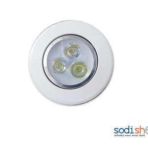 Ampoule Encastrable Spot Panel Equipée de 3 LED - Couleur Blanc KKS0093