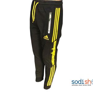 Jogging Adidas Vêtement de Sport - Couleur Noir Jaune BK0096