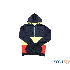 Sweat à Capuche Manche Longue Tricolore BK0096