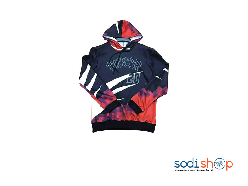 Sweat à Capuche TrapStar N°20 Manche Longue Multicolore BK0096