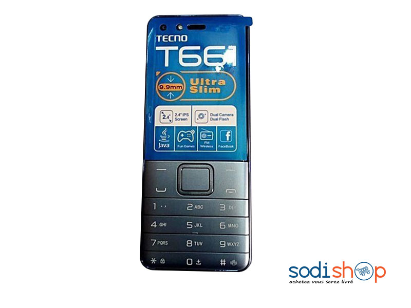 Tecno T661 Téléphone Portable Dual Sim, Appareil Photo, Radio FM YE0038