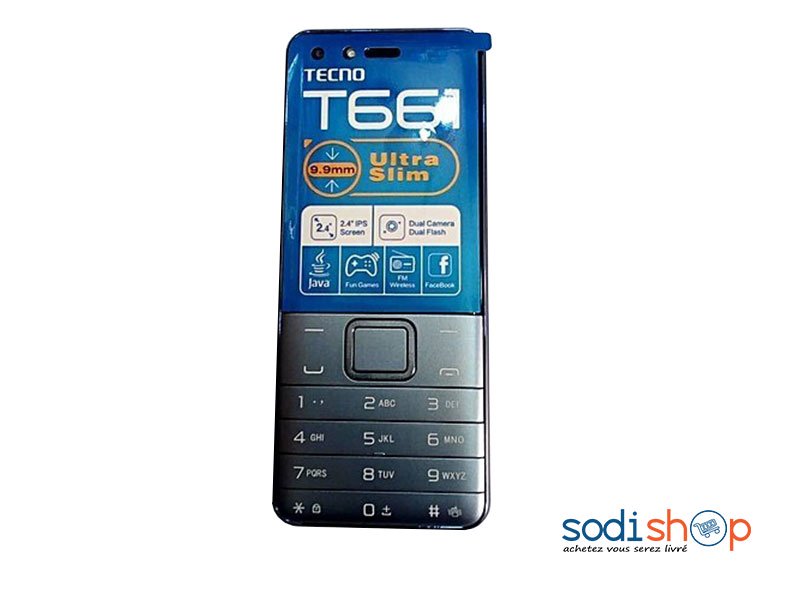 Téléphone Portable Simple TECNO T-661 Double SIM AC0095