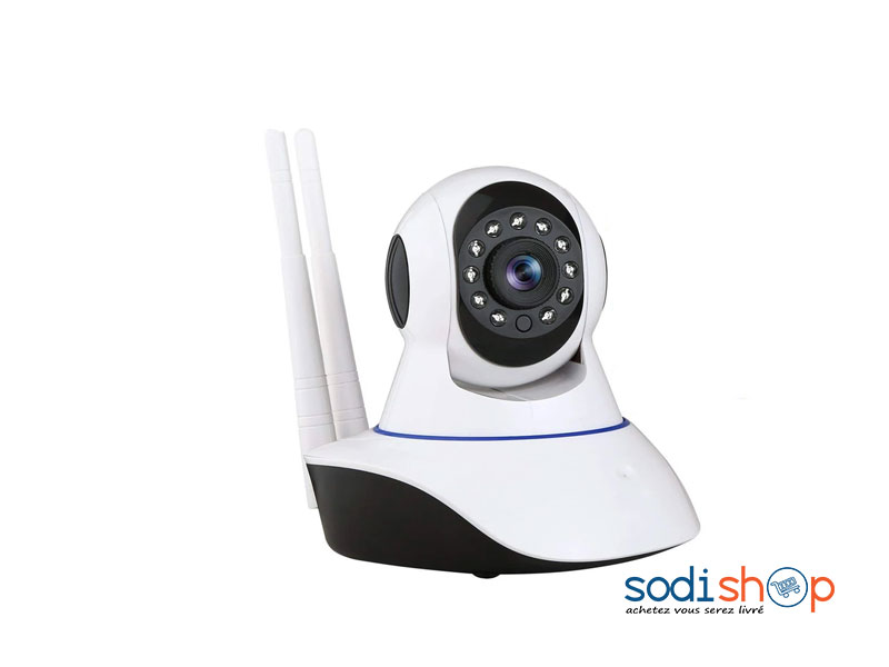 Caméra de Surveillance Rotative Réseaux Wifi V380 UK113 - Infrarouge Haut-Parleur Microphone SODI00