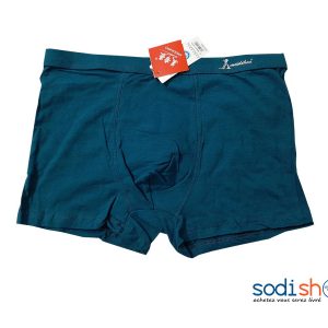 Boxer Pour Homme Caleçon Elastique Tissu en Coton – Couleur Vert Pin SODI00