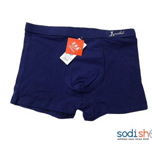 Boxer Pour Homme Caleçon Elastique Tissu en Coton – Couleur Bleu SODI00