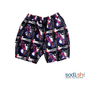 Short Multicolore Joli Design Taille Elastiquée BK0096