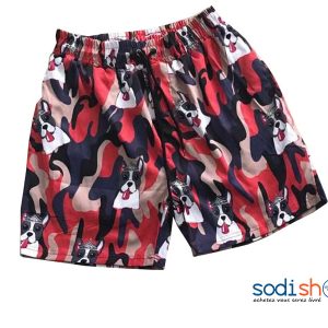 Culotte de Sport Short à Motif Taille Elastiquée BK0096