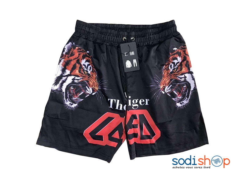 Culotte de Sport Short à Motif Taille Elastiquée BK0096